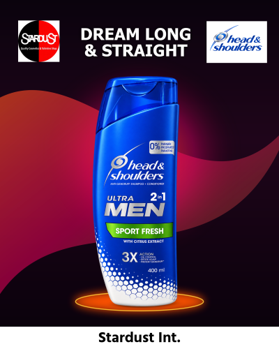 Head & Shoulders Ultra Men 2 In1 Sports Fresh Anti-dandruff Shampoo + Conditioner | 400mL
