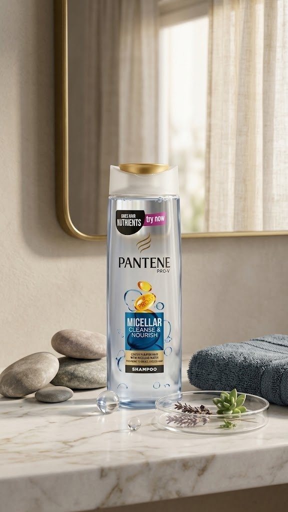 Pantene Pro-V Micellar Cleanse & Nourish Shampoo 400ml