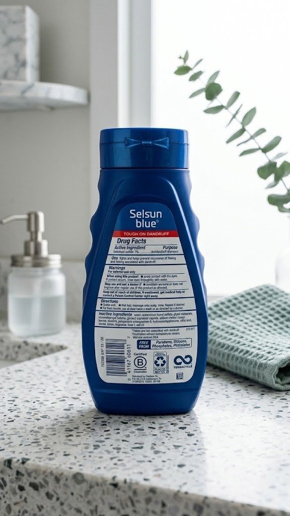 Selsun Blue Medicated Anti-dandruff Shampoo (Maximum Strength, Selenium Sulfide 1 Percent) - 325 ml