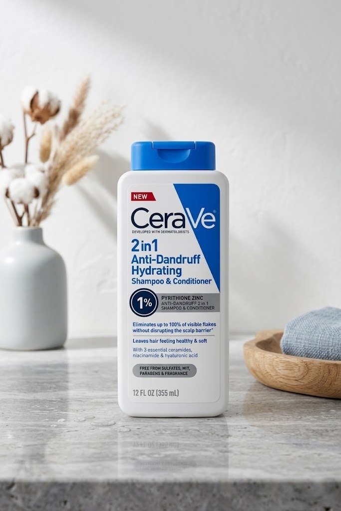 Cerave 2 in 1 Anti Dandruff Hydrating Shampoo & Conditioner 355ml