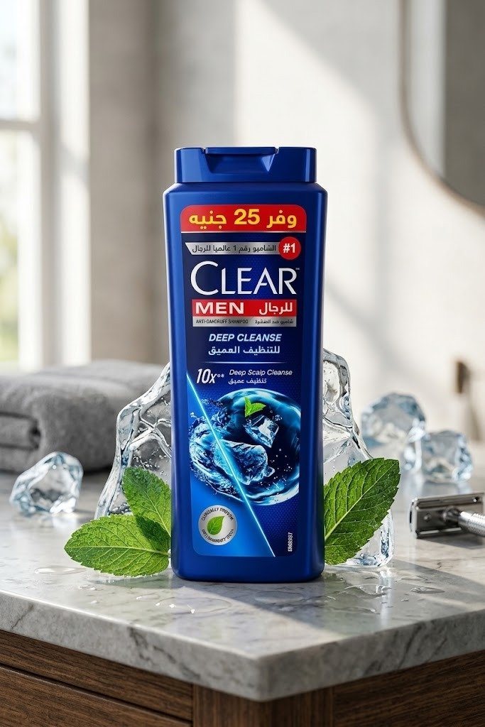 Clear Men Deep Cleanse Anti Dandruff Shampoo 600ml