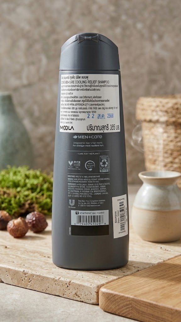 Dove Men+Care Cooling Relief Shampoo (355ml