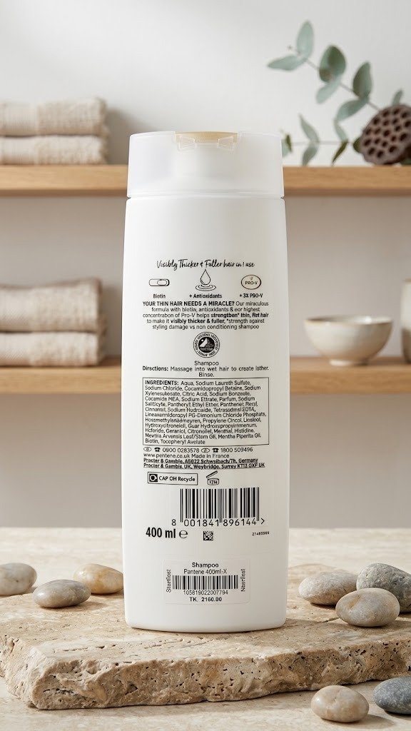 Pantene Pro-V Miracles Lift & Volume Biotin + Antioxidants Thickening Shampoo 400mL