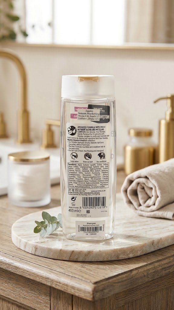 Pantene Pro-V Micellar Cleanse & Nourish Shampoo 400ml