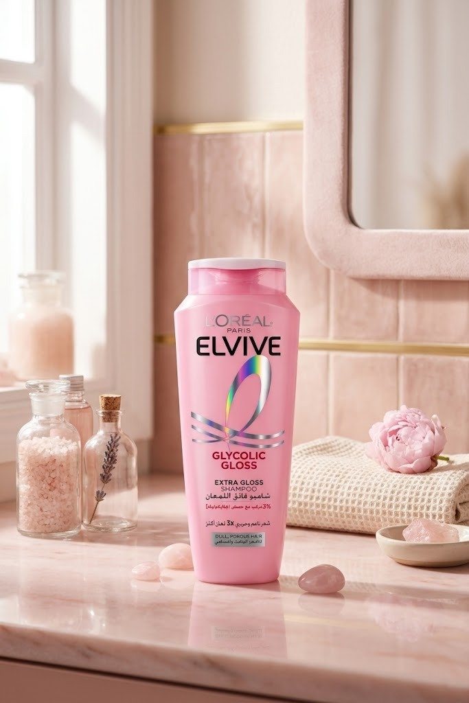 Loreal Paris Elvive Glycolic Gloss Shampoo For Dull And Porous Hair 400ml