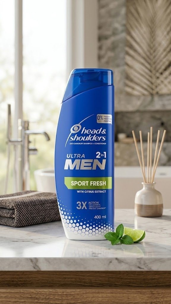 Head & Shoulders Ultra Men 2 In1 Sports Fresh Anti-dandruff Shampoo + Conditioner | 400mL