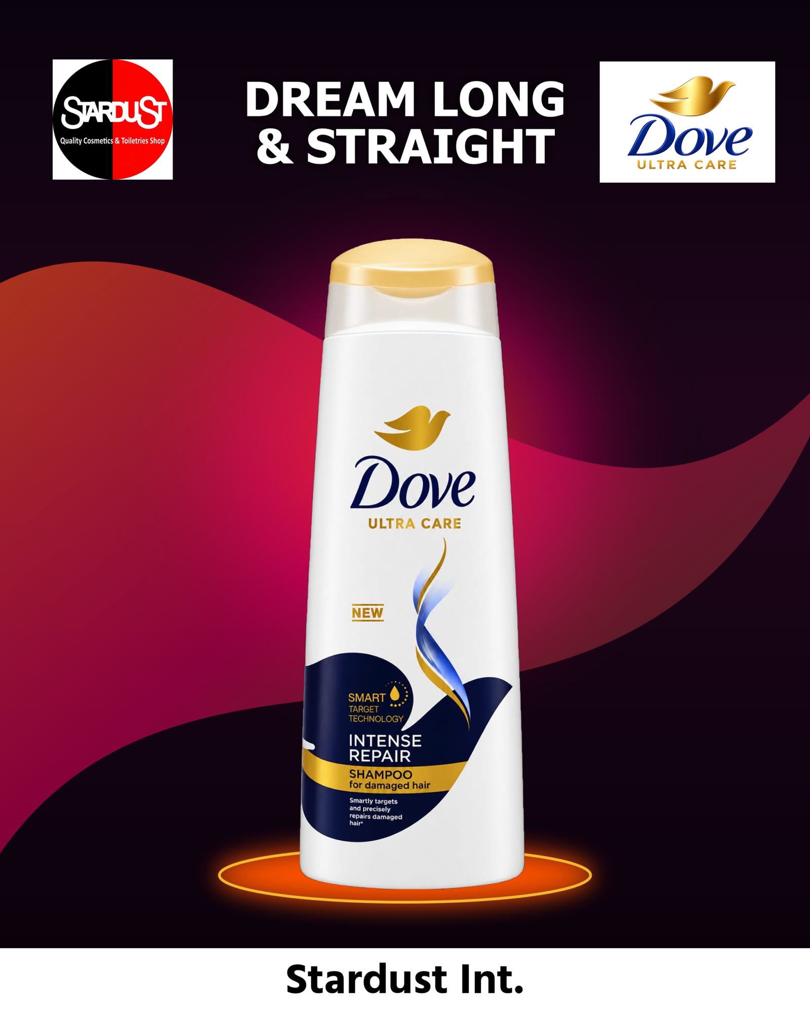 Dove Intense Repair Shampoo 330ml