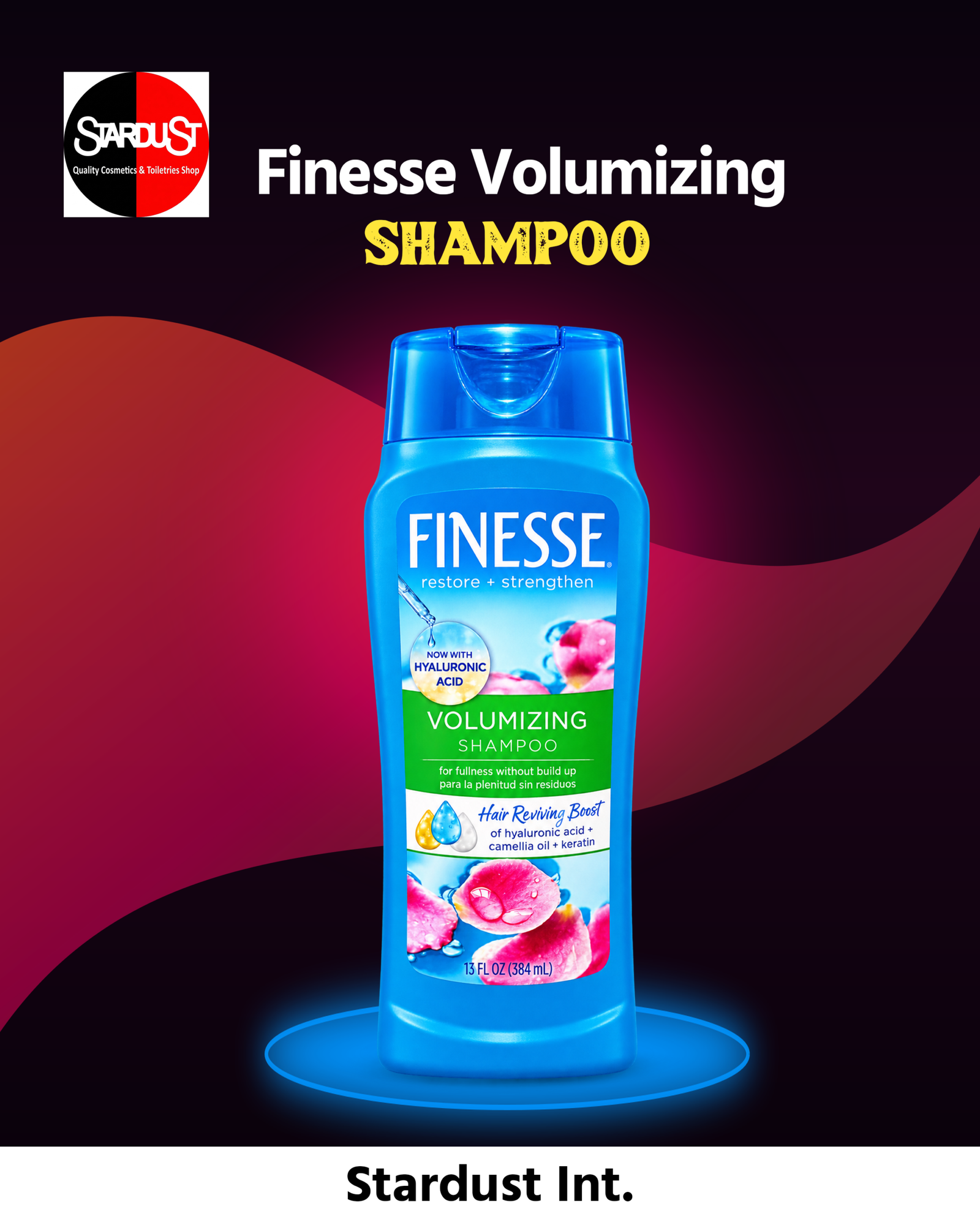 Finesse Restore + Strengthen Volumizing Shampoo 384ml