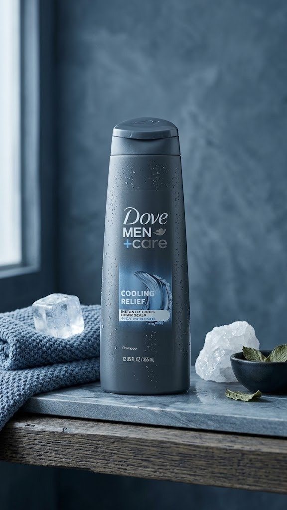 Dove Men+Care Cooling Relief Shampoo (355ml