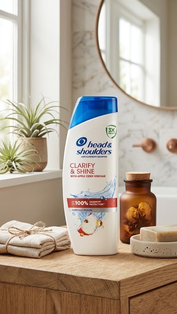 Head & Shoulders Clarify & Shine Anti Dandruff Shampoo with Apple Cider Vinegar 400ml