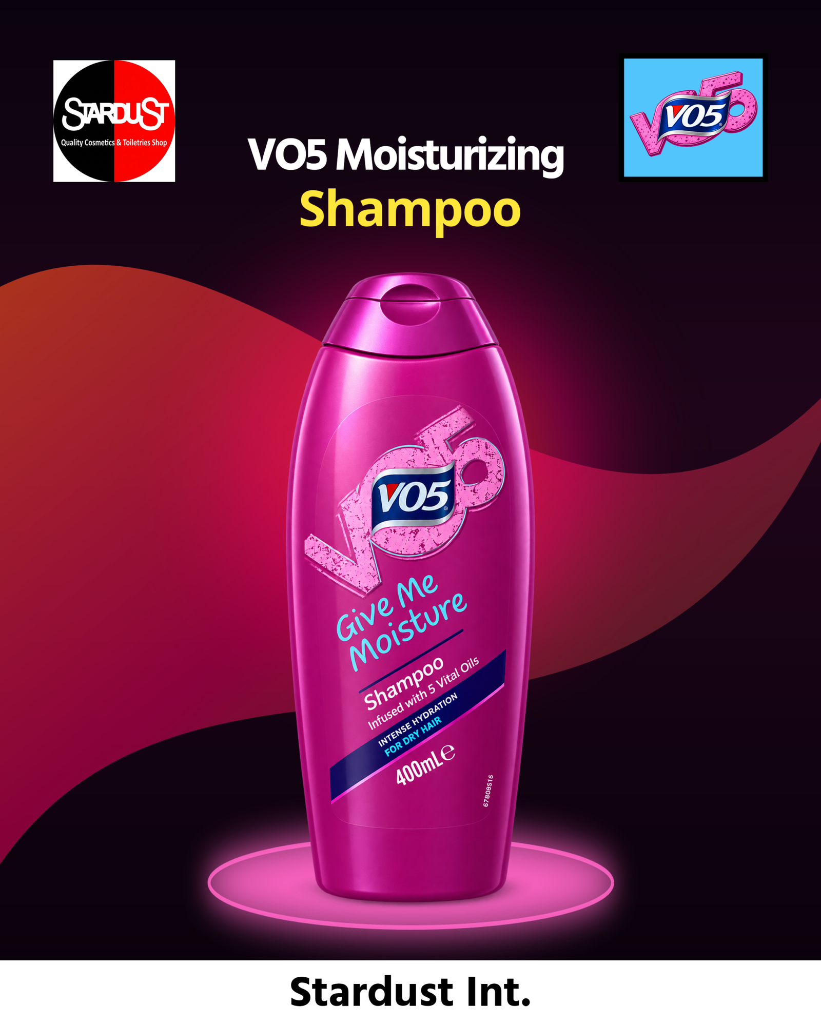 VO5 Give Me Moisture Shampoo (400ml)