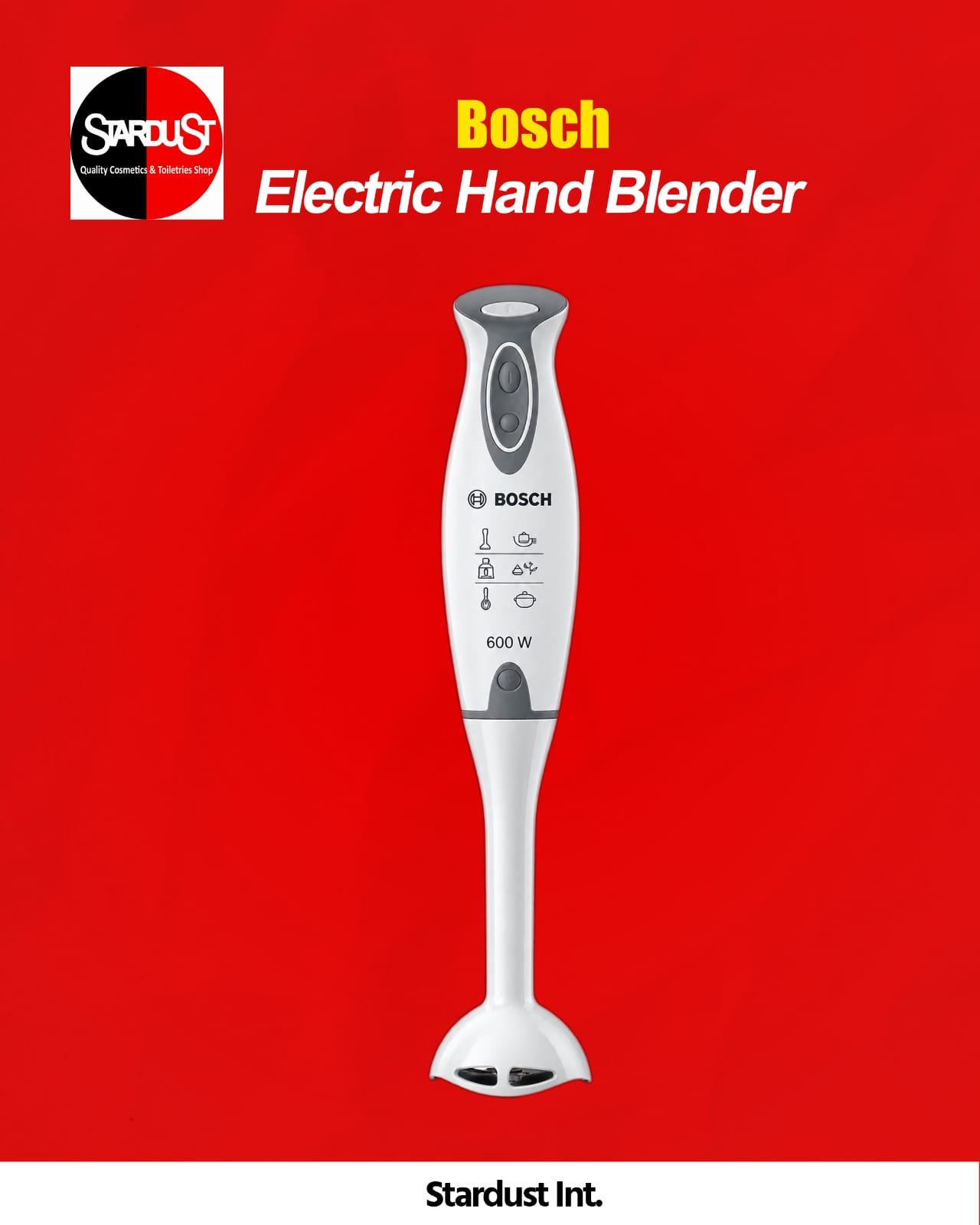 Bosch 600W Electric Hand Blender