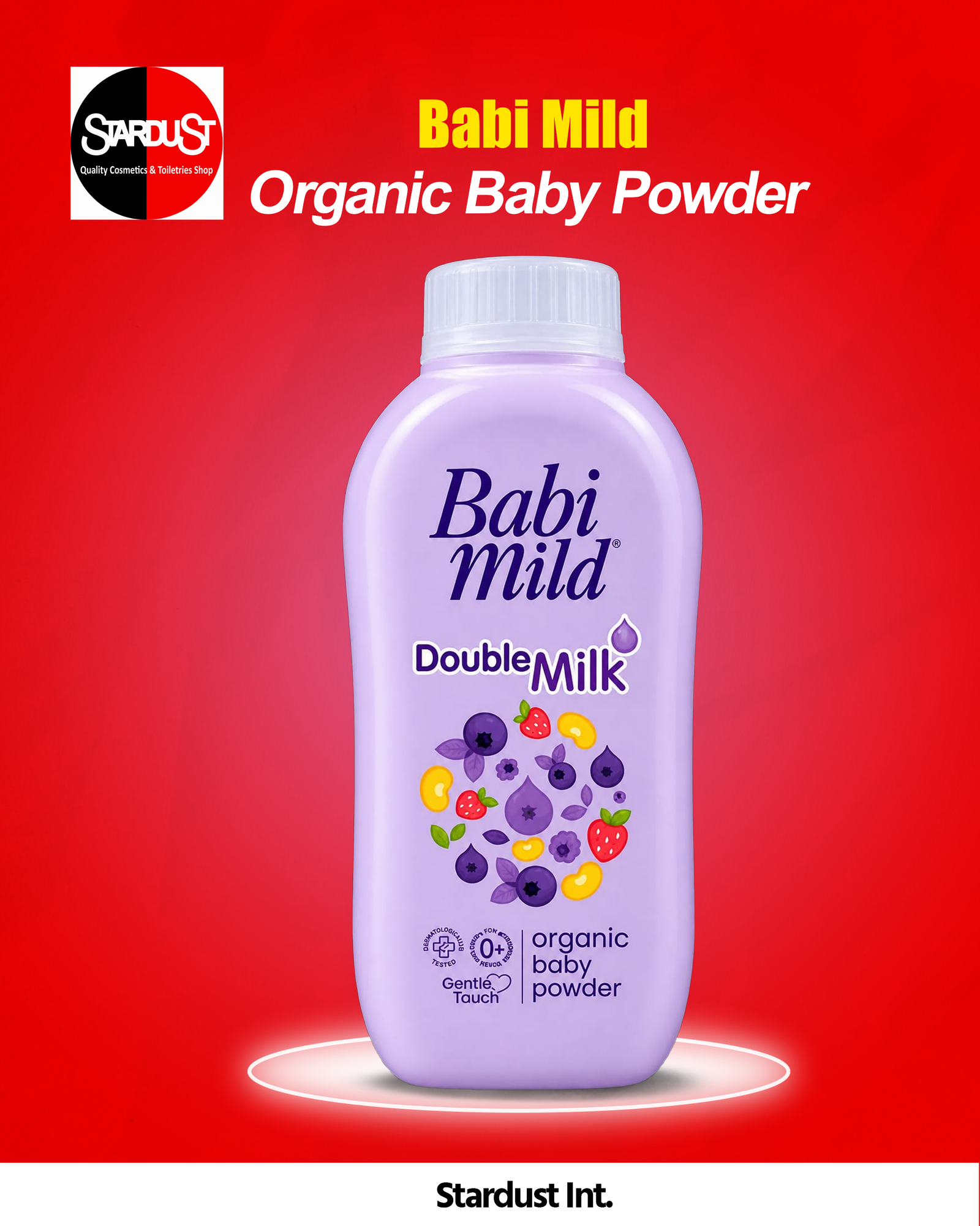 Babi Mild Double Milk Organic Baby Powder